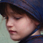 Turquoise and Blue (detail) by Jeremy Lipking