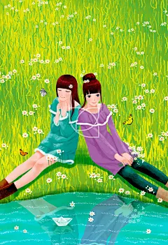 #唯美##插画##时尚##青春##校园#