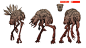 Host Monster, Stephen Oakley : Probably one of my favorite canned monsters for Evolve: The Host. Went through a lot of disturbing iterations based off the ideas originally concocted by the ever talented TJ Frame.

The Original pass of the monster by Scott