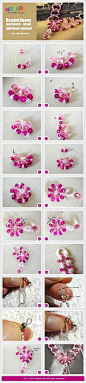 DIY串珠花朵Ɔ……_来自x337015的图片分享-堆糖网