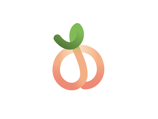 桃子元素Logo