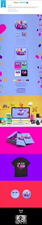 Colour Youth形象视觉设计 设计圈 展示 设计时代-Powered by thinkdo3