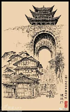 20年前的老重庆什么样？看看这些手绘……_重庆晚报慢新闻_慢新闻_重庆晚报网_重庆新闻