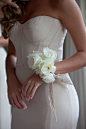 I love the idea of an oversized wrist #corsage for the #bridesmaids instead of a bouquet!