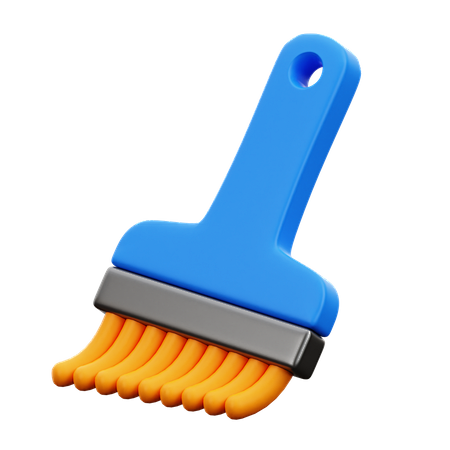 Paint Brush 3D Icon