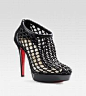 Christian Louboutin Coussin Caged Ankle Boots