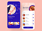 Food Delivery App order cook cafe grocery ios restaurant card clean cart illustration ui ux delivery list search burger design mobile app design food delivery app food app app