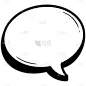 卡通手绘涂鸦气泡框聊天框文本框对话框