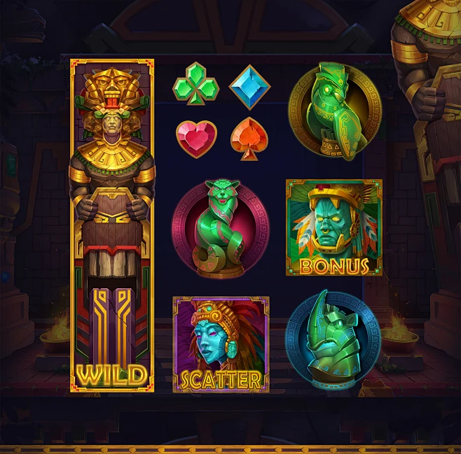 aztec Casino Game concept art Game Art game design ILLUSTRATION mobile ...