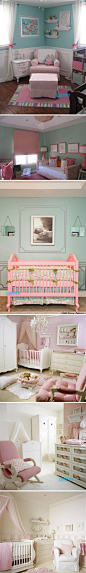 粉色婴儿房设计欣赏，系统下载系统之家www.xpxtw.com好公主啊！