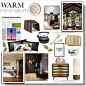 Warm Minimalism : Created in the Polyvore iPad app. http://www.polyvore.com/iOS  #家居# #搭配#  #素材##warmminimalism