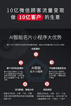 AI智能名片小程序名片小程序微销售名片CRM客户管理名片系统源码-淘宝网