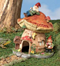 Mushroom Gnome Home Toad House Garden Decoration