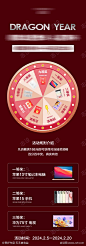 微商医美抽奖转盘活动海报-素材库-sucai1.cn