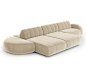 Cassia Modular sofa Caffe Latte Home