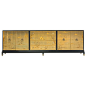 Cabinet by Renzo Rutili  Italy  c. 1960  Signed with branded manufacturer's mark to drawer: [Johnson Furniture Co. Grand Rapids, Michigan].: 