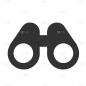 扁平-露营氛围iocn-望远镜