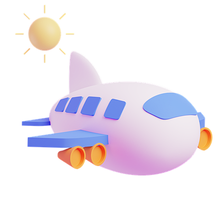 Airplane 3D Icon