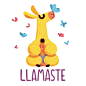 Llive, Llaugh, Llove Llike a Llama : Illustrations for a book. Published by POP PRESS, 2018.