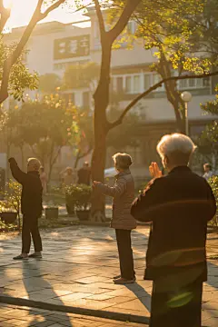 老年人公益项目锻炼身体图片