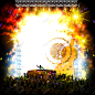 火热的摇滚演唱会现场背景矢量图 设计图片 免费下载 页面网页 平面电商 创意素材