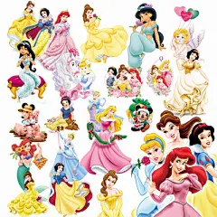 迪士尼公主米老鼠PS源文件矢量人物素材卡通矢量图动漫画角色010-淘宝网