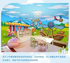 千贝 儿童房卧室壁纸 卡通墙纸 大型壁画幼儿园无纺布背景墙壁纸-tmall.com天猫