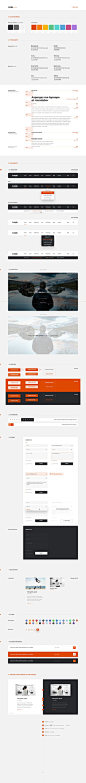 Detailed styleguide for Luoja webdesign project. #Styleguide #Design #WebDesign: 
