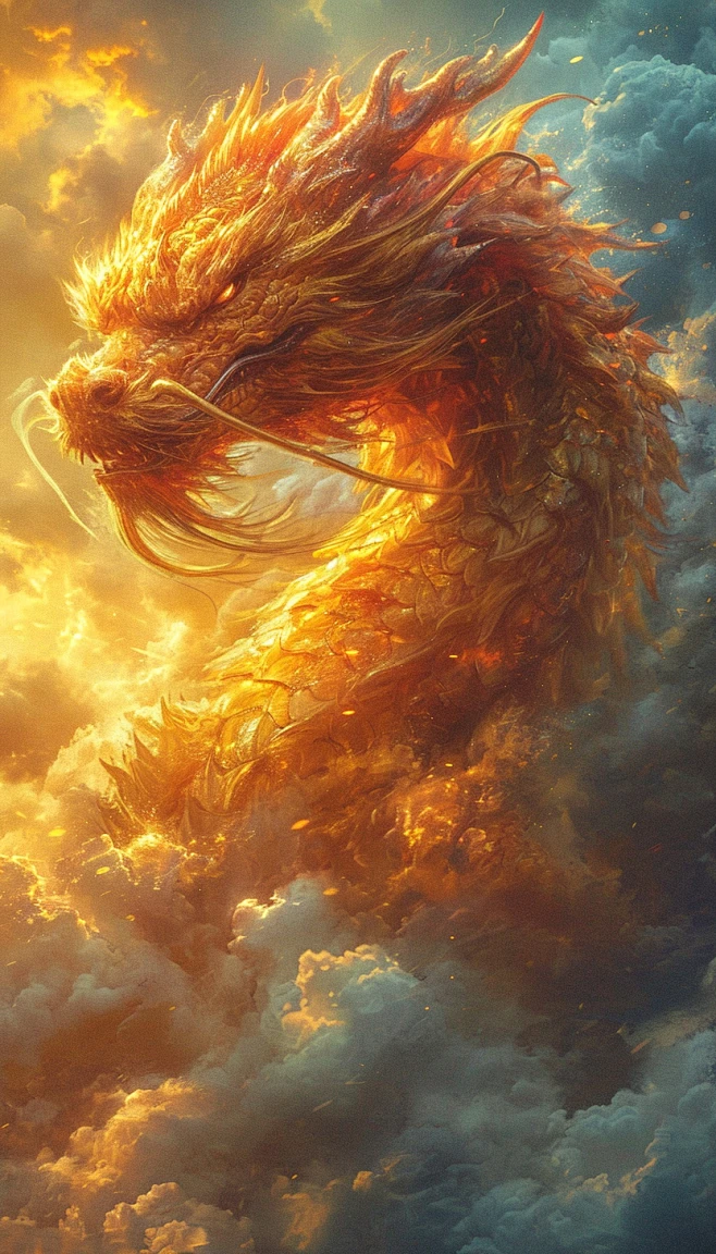 中国龙 龙年壁纸 新年 龙年素材