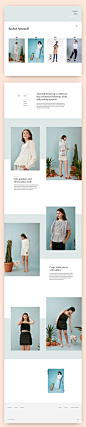 Collection page concept #ui #web #design: 