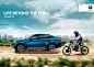 THE BMW X6 : A runout campaign for BMW X6 linking the car with high brow sports.