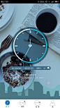 APP闹钟主页-带壁纸  、APP、UI、创意设计