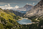 Dolomites. Water : Dolomites. ItalyWater. Mountain lake.