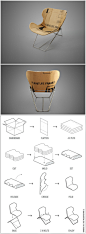 Re Ply：用硬纸板做成的躺椅