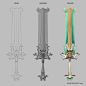 ArtStation - Ancient Power Swords, Julio Nicoletti