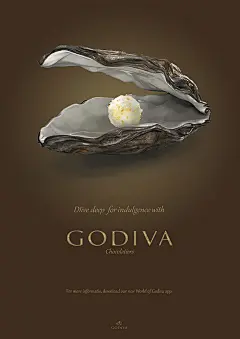 巧克力界的劳斯莱斯！歌帝梵海报设计 - 优优教程网