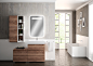 Arca Mobili Proxima bath room collection : Bathroom interior rendering