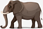 大象免抠素材_新图网 https://ixintu.com 大象 象 动物 扁平 手绘 插画 卡通