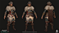 Assassin's Creed Valhalla - Eivor's Hunter skin, Adriana Jimenez Ponce : A piece of the work I did on Assassin's Creed Valhalla. It corresponds to one of the player's skins in its three different tiers. These are in-engine screenshots of the final low pol
