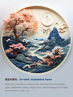 Midjourney国风纸雕艺术风格探索 - 小红书