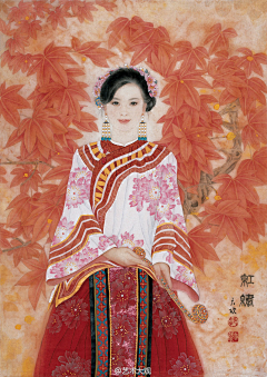 雪夜往昔采集到现代东方女子油画