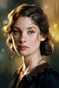 ArtStation - Astrid Berges-Frisbey (study), Elena Berezina