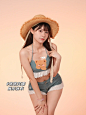 盛夏泳装拍照姿势