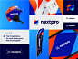 Nextpro icon design brand guide branding concept brand assets brand agency brand board logo design corporate branding identity designer identity branding identity design sports logo brand guideline sports app branding agency logo design branding branding 