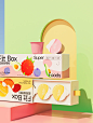 FIT_BOX超级食物粉插画包装设计 - 小红书
