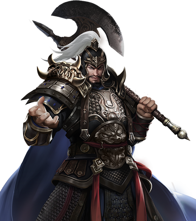 三国游戏-男性人物角色-战国原画模型立绘-武将-战场吴蜀魏@本抠图仔不配有昵称 (23)