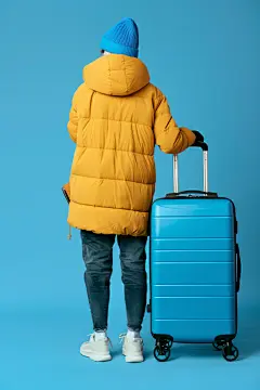 拖着行李箱去远行