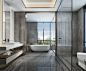 新中式 卫生间 洗手间-室内设计