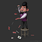 Casino Staff, Renato Rodrigues : Concept de personagem e modelagem 3D.