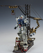 HG 1/144 RX-78(G) Gundam Ground Type - Diorama Build :  HG 1/144 RX-78(G) Gundam Ground Type - Diorama Build     Modeled by  不会唱歌的王蒙          